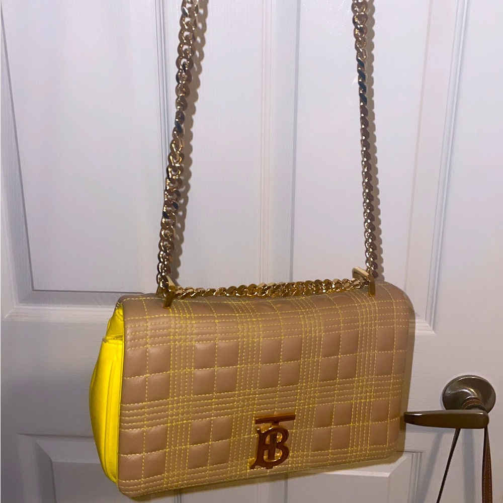 Yellow small Lola Burberry bag